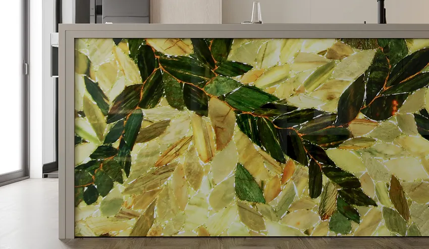 Кварц Quartz Green Leafs